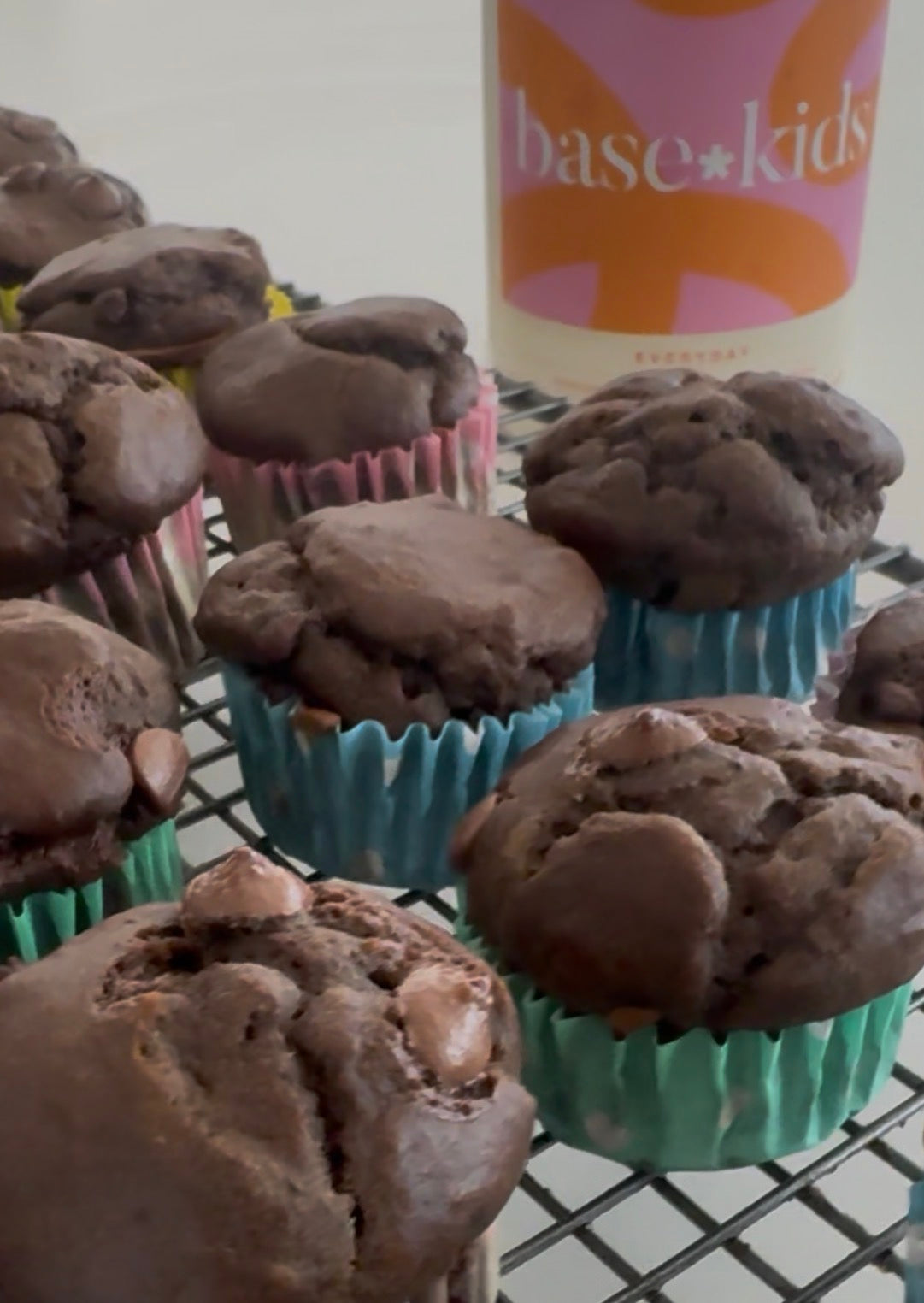 Choc chip muffins x Base Kids